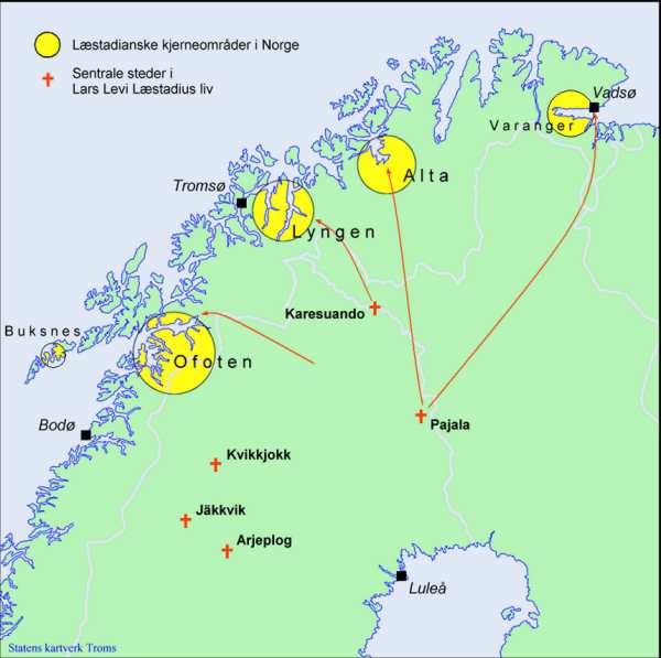 Kart Nordkalotten